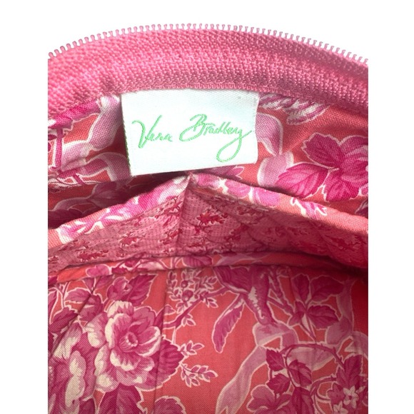 Vera Bradley Shoulder Bag Hope Toile Pink Orange Floral - Picture 7 of 11